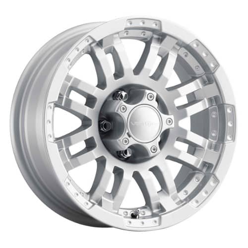 Vision 375 Warrior 18x8.5 6x139.7 18 ET 106.2 CB Winter Paint-Silver (Salt Resistant) (375H8883WPS18)