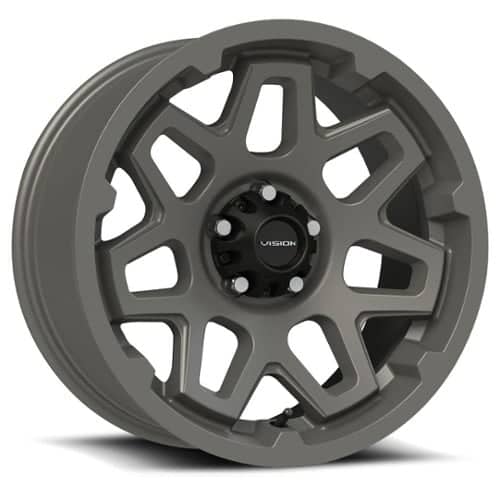 Vision 416 Se7en Trailer 17x7 5x114.3 0 ET 83 CB Satin Gray (416VT7765SG0)