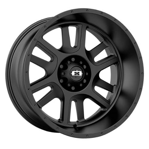 Vision 419 Split 20x12 wheel in satin black finish