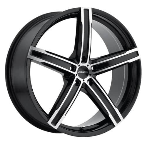 Vision Boost Gloss Black Mirror Machined Face (469-5631GBMF38)