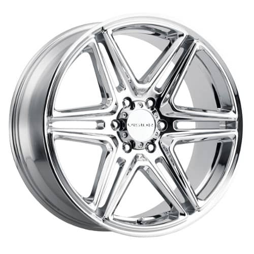 Vision 476 Wedge 24x9.5 6x135 30 ET 87.1 CB Chrome (476-24936C30)