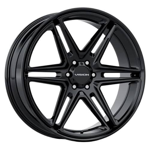 Vision 476 Wedge 20x9 5x139.7 15 ET 77.8 CB Gloss Black (476-2985GB15)