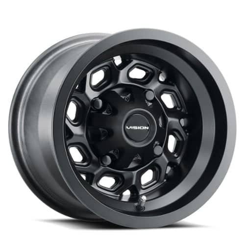 Vision 361 Spyder ATV 12x7 4x136 3 ET 110.5 CB Matte Black (361-127136MB4)