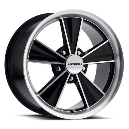 Vision Dazzler 17x8 5x114.3 19 ET 83 CB Gloss Black Mirror Machined Face (V324-7865BMF19)