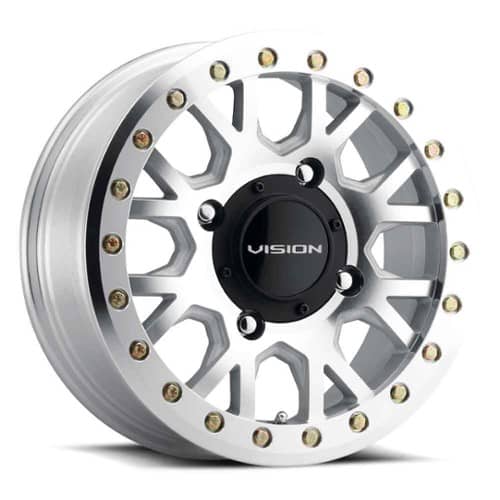 Vision GV8 Beadlock Invader ATV Machined Face Machined Ring/Lip (GV8BL156156ACMF40NCC)