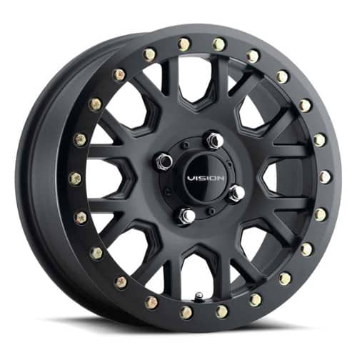 Vision GV8 Beadlock Invader ATV 15x6 4x156 38 ET 131.1 CB Satin Black (GV8BLC156156SB48NCC)