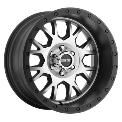 Vision GV8 Invader Matte Black Machined Face (GV8-7983MBMF-12)