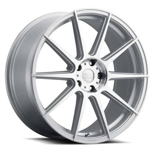 Voxx Lucca 18x8.5 5x114.3 35 ET 73.1 CB Silver w/Machined Face (LUC885511435SMF)