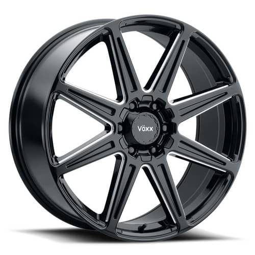 Voxx Rocca 18x8.5 6x120 35 ET 95.2 CB Gloss Black Milled (ROC885600435GBM)