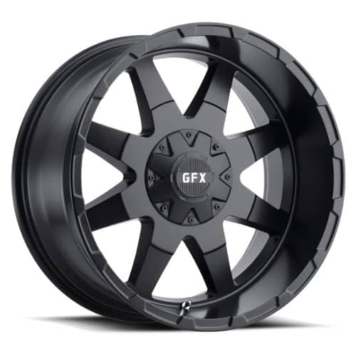 G-FX TR12 17x9 8x165.1 12 ET 125.2 CB Matte Black (T12790816512MB)