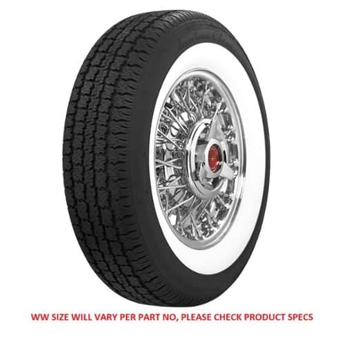 American Classic Wide Whitewall Radial 225/75R15 102S WW (587031C)