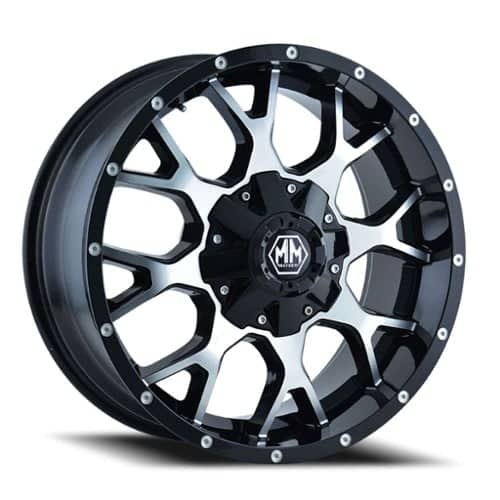 Mayhem Warrior 18x9 8x170 -12 ET Gloss Black (8015-8970B)