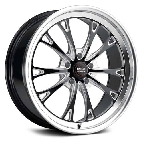 Weld Belmont Drag S157 17x5 5x114.3 -21 ET 78.1 CB Gloss Black Milled (S1577C067N21)
