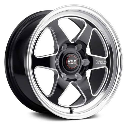 Weld Ventura 6 Drag S156 17x5 6x135 -7 ET 87.1 CB Gloss Black Milled (S1567C089N07)