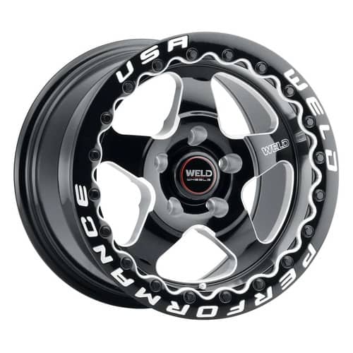Weld Ventura Beadlock S904 15x10 5x114.3 50 ET 78.1 CB Gloss Black Milled (S904B0067P51)