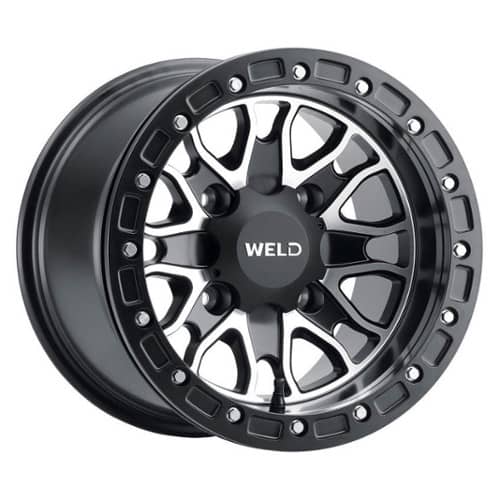 Weld UTV Raptor UTV U501 14x10 4x156 55 ET 99.9 CB Satin Black Milled (U501A0043500)