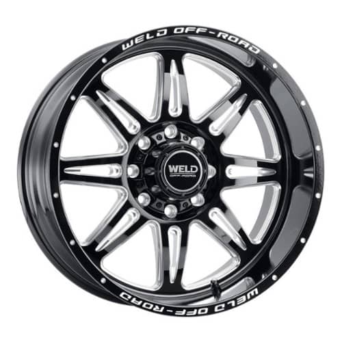 Weld Off-Road Cheyenne W132 20x9 8x180 0 ET 124.3 CB Gloss Black Milled (W13209018500)
