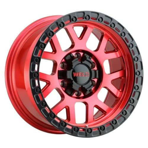 Weld Off-Road Cinch W133 20x10 5x139.7/5x150 -18 ET 110.2 CB Candy Red / Satin Black (W13300070475)