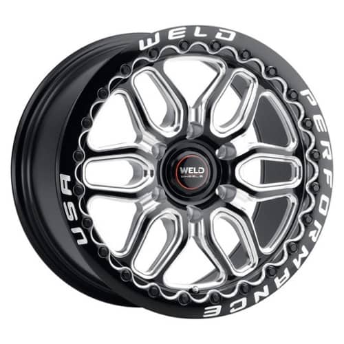 Weld Laguna 6 Beadlock S903 Gloss Black Milled (S90370084P25)