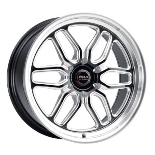 Weld Laguna 6 Drag S153 Gloss Black Milled (S1537C084N25)