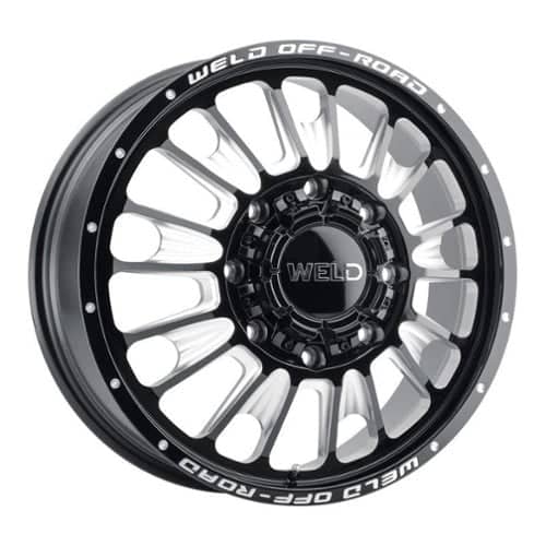 Weld Off-Road Scorch Dually Front W121 20x8.25 8x200 108 ET 142.2 CB Black Milled (W12108292890)