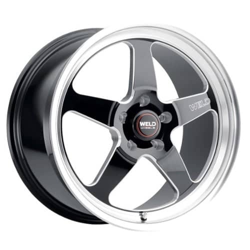 Weld Ventura S104 18x10 5x120.65 42 ET 72.56 CB Black Milled (S10480061P42)