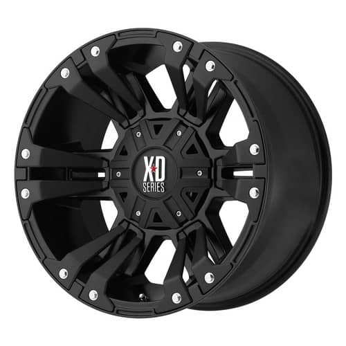 XD Series XD822 Monster II 17x9 5x139.7/5x150 -12 ET 108 CB Black/Black Accents (XD82279086712N)