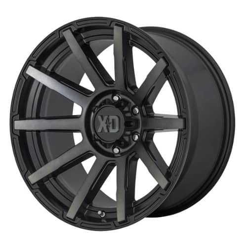 XD Series XD847 Outbreak 22x10 8x165.1 -18 ET 125.5 CB Satin Black / Gray Tint (XD84722080418N)