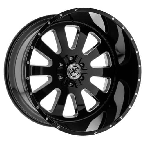 XF Off-Road XFX-302 Gloss Black Milled (XFX30217105114312712BMW)