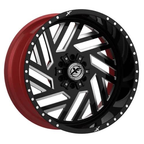 XF Off-Road XFX-304 Gloss Black w/ Red Inner (XFX30418106135139712GBRWMW)