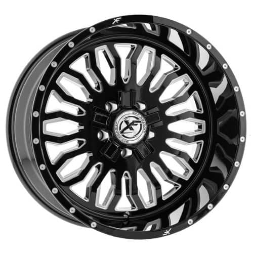 XF Off-Road XFX-305 20x9 5x114.3/5x127 0 ET 78.1 CB Gloss Black Milled (XFX305209051143127+0BMW)