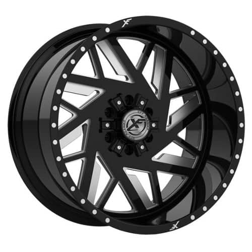 XF Off-Road XFX-306 Gloss Black Milled (XFX306209051143127+0BMW)