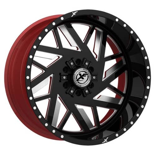 XF Off-Road XFX-306 Gloss Black w/ Red Inner (XFX30617106135139712GBRWMW)