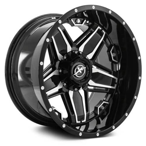 XF Off-Road XF-223 Gloss Black Machined (XF22320105114312724GBM)