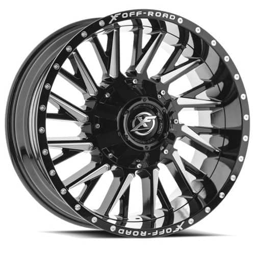 XF Off-Road XF-226 Gloss Black Milled (XF22620905114312712GBML)