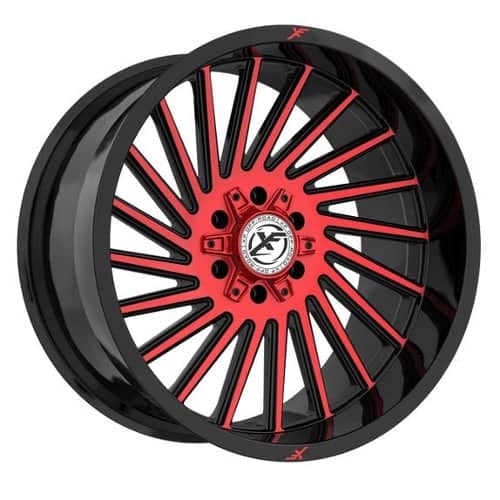 XF Off-Road XF-239 20x10 5x127/5x139.7 -12 ET 78.1 CB Gloss Black Red Milled (XF23920105127139712GBMLR)