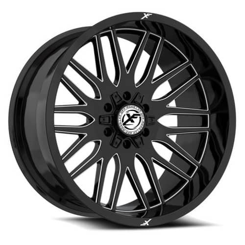 XF Off-Road XF-240 Gloss Black Milled (XF240209051271397+0GBML)