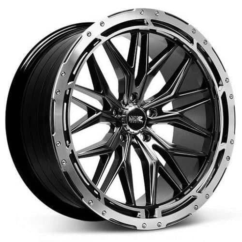 XXR 585 20x8.5 5x114.3 35 ET 73.1 CB Black/Machined Ring (585086521)