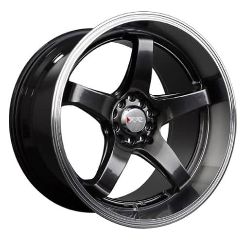 XXR 555 Chromium Black / Machined Lip (555885451)