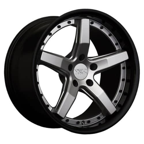 XXR 569 20x10.5 5x114.3 40 ET 73.1 CB Silver / Gloss Black Lip (569006536)