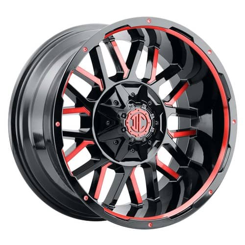 Xtreme NX-12 Midnight Black / Red / MG Milling / GS Undercut Lip (NX12-2212ZS-44PBRXG)