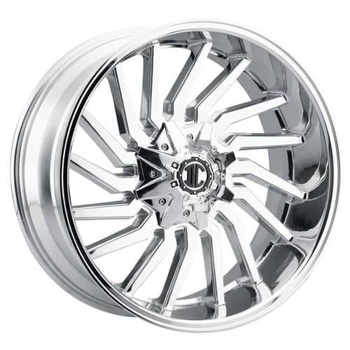 Xtreme NX-26 22x10 Blank 8 Lug -25 ET 130.8 CB Chrome (NX26-2210ZL-25XC)
