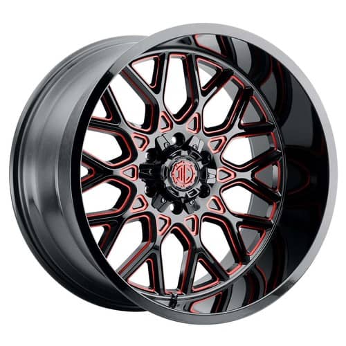 Xtreme NX-30 Midnight Black / Red MG Milling (NX30-2212ZS-44PBRX)