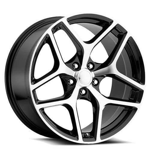 O.E. Revolution Z28 20x9 5x120 30 ET 67 CB Gloss Black Machined (Z2820905120+30BM)