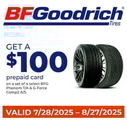 BFGoodrich Tires Rebate