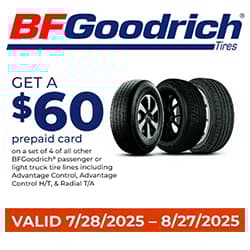 BFGoodrich Tires Rebate