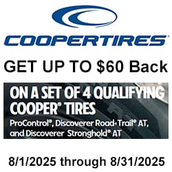 Cooper Tires Rebate