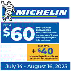 Michelin Tires Rebate