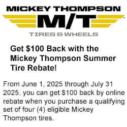 Mickey Thompson Tires Rebate