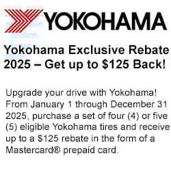 Yokohama Tires Rebate